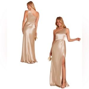 Birdy grey Kira dress - satin champagne